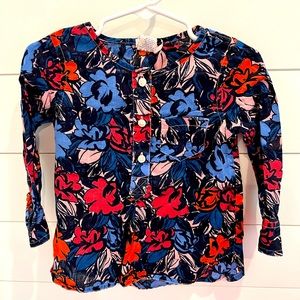 Crewcuts floral tunic. Size 2.